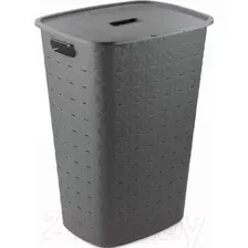 Корзина для белья Curver Softex / 258698 (56л, серый)