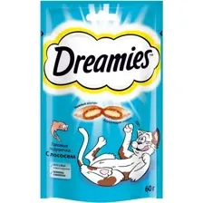 Лакомство для кошек Dreamies С лососем (60г)
