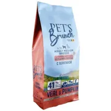 Корм сухой для взрослых собак средних пород "PET`S BRUNCH ADULT MEDIUM BREEDS" 4кг