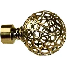 Наконечник для карниза Lm Decor YF095 Ажур 16мм (антик)