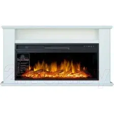 Каминокомплект Смолком Govard V42 + Vision 42 LOG LED  (бьянко белый)