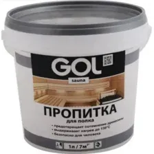Пропитка для дерева GOL Для полка Gol Сауна (1л)