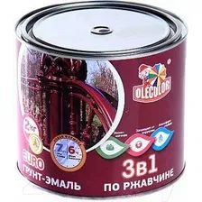 Грунт-эмаль Olecolor По ржавчине (2кг, красно-коричневый)