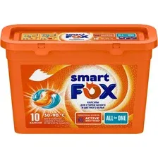 Капсулы для стирки Smart FOX Концентрированные / 190006 (10шт)