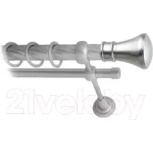 Карниз для штор Lm Decor Люксор 101 2р витой 25/16мм (сатин, 1.6м)