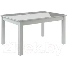 Обеденный стол Васанти Плюс ВС-03 140/180x80 (белый глянец)