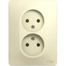 Розетка Systeme Electric Glossa GSL000220 (бежевый)