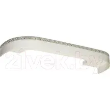 Карниз для штор LEGRAND Галант Neo Флора 1.2 / 58076905 (белый глянец)