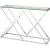 Консольный стол Stool Group Инсигния 115x30 ECST-026 (прозрачное стекло/сталь серебристый)