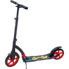 Самокат городской Indigo Sport Go / IN049 (черный/красный)
