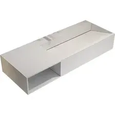 Abber Тумба с умывальником Stein AS2640-1.2 L (подвесной, белый матовый)