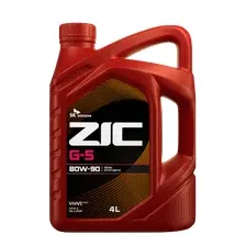 Масло для АКПП и ГУР ZIC G-5 162633 80W-90 полусинтетическое 4 л