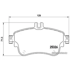 Тормозные колодки Brembo P50094