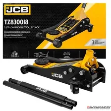 JCB - Домкрат подкатной гидравлический низкопрофильный, высота подхвата - 87мм, подъема - 455мм, 2.5т / JCB-T830018 (TZ)