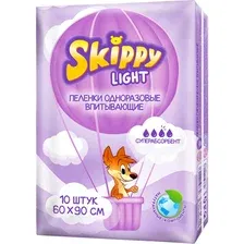Пеленки гигиенические Skippy Light 60х90 см, 10 шт