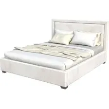 Кровать Elmax Альба 120x200 с ПМ Газ-лифт Континентальная рама (Glory 01)