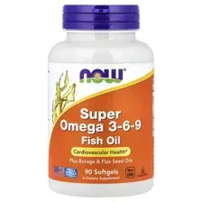 БАД Now Foods Super Omega 3-6-9 (90 капсул)