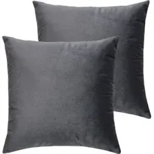 Комплект подушек декоративных MATEX Velours / 49-937 (2шт, серый)