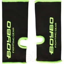 Суппорт голеностопа BoyBo BAS550 (XS, черный/зеленый)