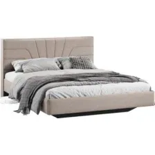 Кровать Трия Пандора с ПМ 160x200 Тип 1 (микрошенилл Relax Latte)