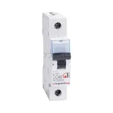 Автоматический выключатель LEGRAND TX3 1P 40A C 6кA (404032)