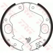 Тормозные колодки барабанные TRW GS8695