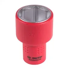 Головка диэлектрическая 1/2&quot 27 мм 6 граней KING TONY (4335VE27M)