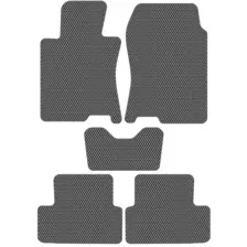 Комплект ковриков для авто Alicosta Honda Accord VIII (седан / CU1, CU2) 2008 - 2013 (серый, ромб)