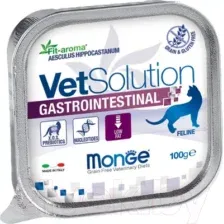Влажный корм для кошек MONGE VetSolution Gastrointestinal ламистер 100 г 