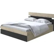 Кровать PROxSON Milton с ПМ 140x190 (бунратти/черный)