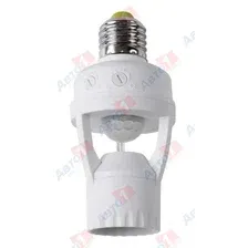 REXANT 11-9203 Датчик движения в патрон E27 ДДП 01, 360°, 60 Вт, 10-2000Лк, 7 м, 10-300 сек