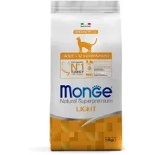 Корм Monge Cat Adult Light (Индейка) для кошек 1,5 кг