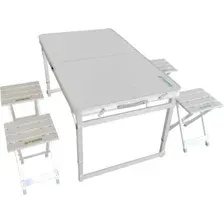 Стол со стульями Atemi ATS-450 (alu)