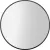 Saniteco Зеркало 1B10 55 (черный антрацит)