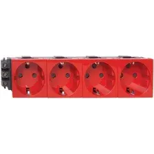 Розетка Legrand Mosaic 77624 (красный)