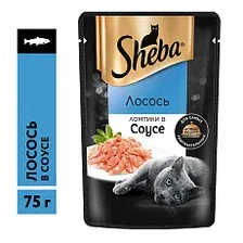 Sheba Ломтики в соусе (Лосось) 75 г