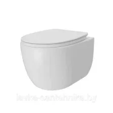 Teymi Унитаз подвесной безободковый Teymi Lori Vortex T40502 (смыв: торнадо, сиденье: микролифт)