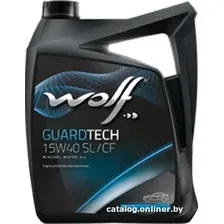 Моторное масло Wolf GuardTech 15W-40 SL/CF 4л
