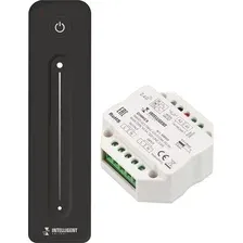 Диммер RGB Arlight Intelligent SMART-SET-TRIAC-601-72-DIM-PD-IN Black (230V, 1x1.5A, ПДУ LINE, 2.4G) 039329