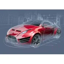 Фотообои листовые Citydecor Автостиль (200x140)