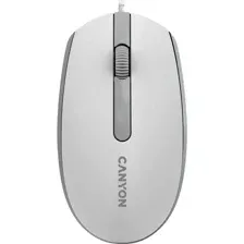 Мышь Canyon M-10 (белый/серый)