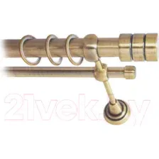 Карниз для штор Lm Decor Цилиндр 088 2р гладкий 25/16мм (антик, 4м)