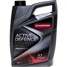 Моторное масло CHAMPION ACTIVE DEFENCE 10W40 B4 DIESEL, 5л / 8204210
