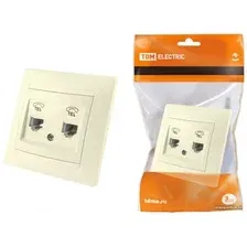 Розетка телефонная TDM Electric Лама SQ1815-0118
