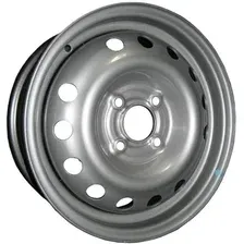 Штампованный диск Eurodisk 53C37.5G 14x5.5" 4x108мм DIA 63.3мм ET 37.5мм Silver