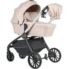 Универсальная коляска Farfello 2в1 Baby shell BS-13 (бежевый/комби рама)