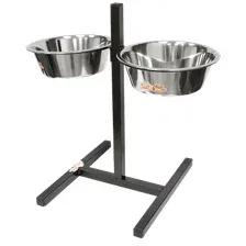Подставка для мисок Zoonik 08822-1 (бронзовый, с мисками)