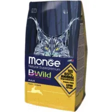 Сухой корм для кошек Monge Bwild Adult Hare 1.5 кг