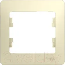 Рамка для выключателей и розеток Systeme (Schneider) Electric Glossa GSL000201