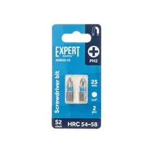 SE8522-25 Насадка крестообразная PH2 25мм 2шт EXPERT STARTUL (SE8522-25) (бита Phillips магнитная)